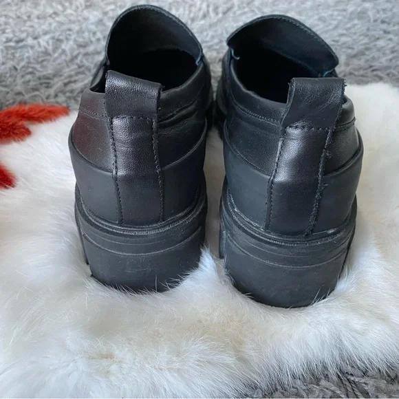 SIMONS Lug-sole platform penny loafers - Picture 8 of 12